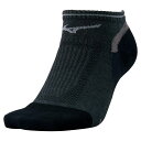 【送料290円】ミズノ ランソックス42.195(ユニセックス) ブラック杢 Mizuno J2MX050209