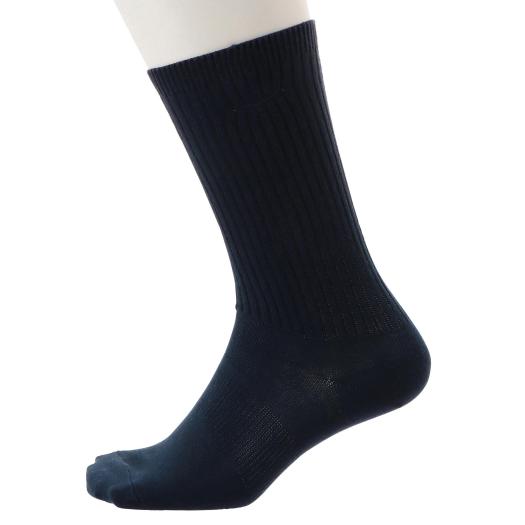 【送料290円】ミズノ フィットウェルソックス (レギュラー丈)（メンズ） ディープネイビー Mizuno 52JX100514