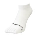 【送料無料】ミズノ ランニンググリップソックス(5本指)(ユニセックス) ホワイト Mizuno J2MX100401