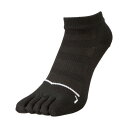 【送料無料】ミズノ ランニンググリップソックス(5本指)(ユニセックス) ブラック Mizuno J2MX100409