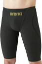 アリーナ ジュニア 競泳用水着 ハーフスパッツ arena ARN1011MJ BKGD