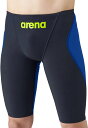 アリーナ ジュニア 競泳用水着 ハーフスパッツ arena ARN1011MJ NVBU(4)
