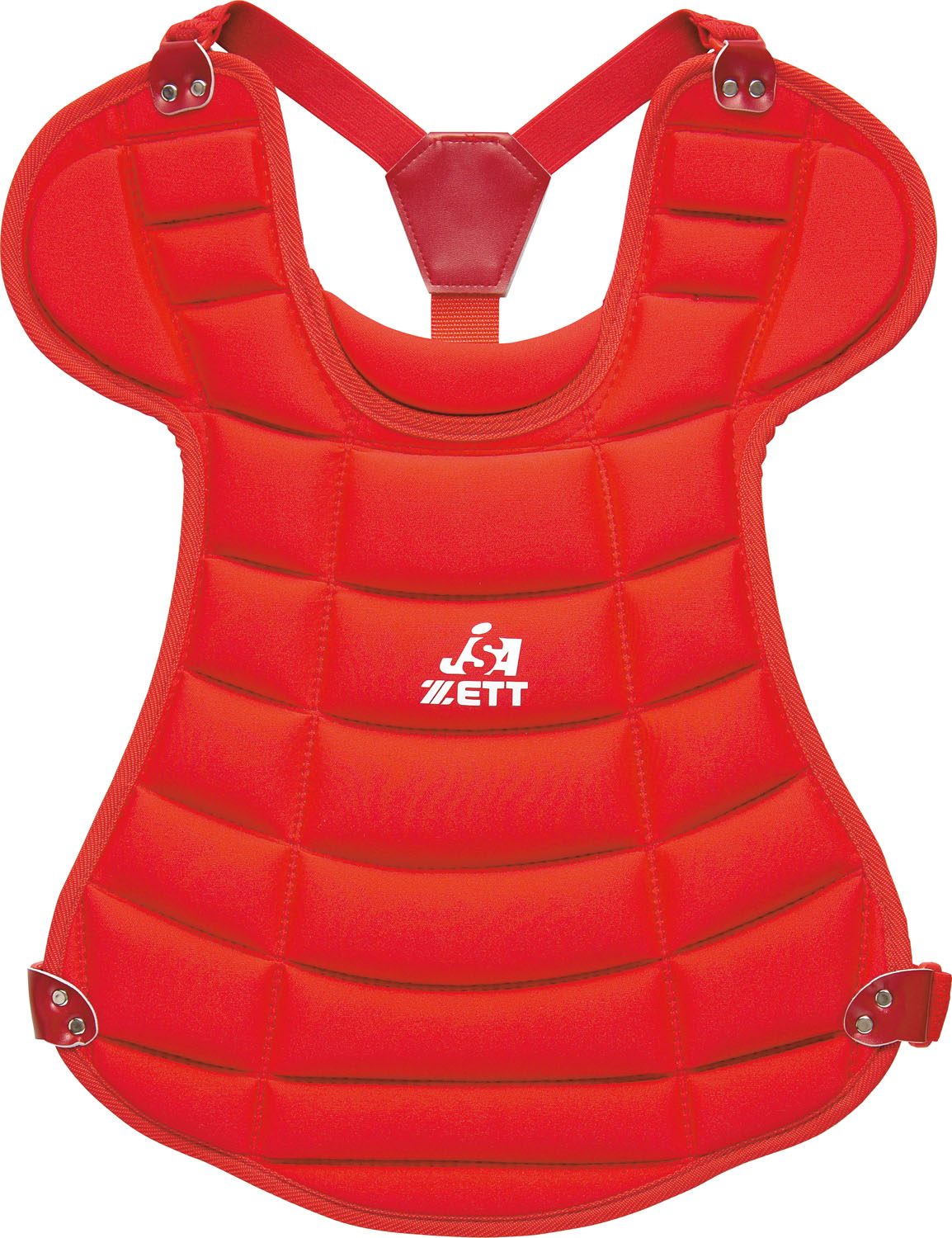 【送料無料】ゼット ソフトボール キャッチャー防具 少年ソフト用プロテクター レッド ZETT BLP7330A 6400