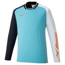【送料290円】ミズノ ライトスウェットシャツ(ユニセックス) サックス×ホワイト×ブラック Mizuno 62JC151121