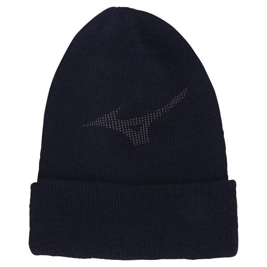 【送料無料】ミズノ 発熱素材 ブレスサーモRBロゴニットキャップ（ユニセックス） ディープネイビー Mizuno E2MW150514