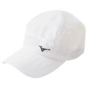 【送料無料】ミズノ 洗えるランニングソフトキャップ(ユニセックス) ホワイト Mizuno J2MW151001