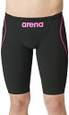 【送料290円】アリーナ メンズ 競泳用水着 ハーフスパッツ arena ARN1011M BKPK(4)
