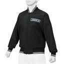 ミズノ ウォーマージャケット(フルZIP)(ユニセックス) ブラック Mizuno 12JE1W1609