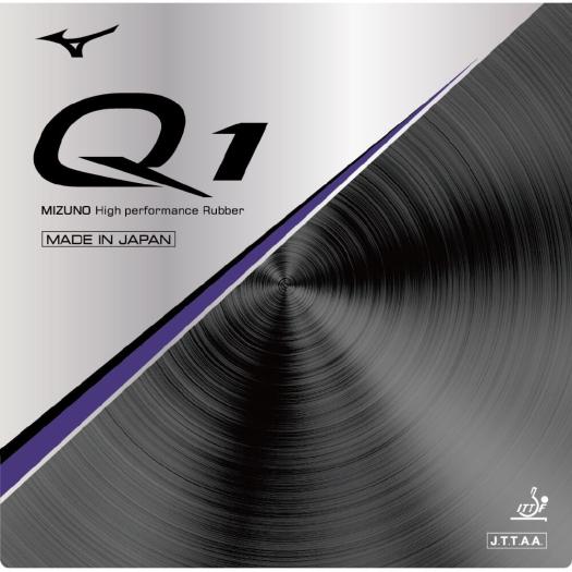 【送料無料】ミズノ 卓球ラバー Q1 レッド Mizuno 