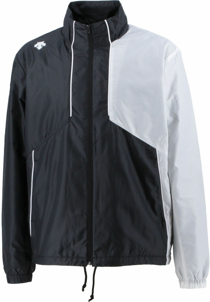 デサント 裏起毛ウインドブレーカージャケット DESCENTE DAT3264 BKWH