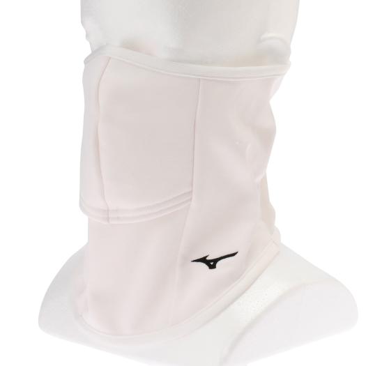 【送料290円】ミズノ 発熱素材 ブレスサーモフェイスガード口開きタイプ（メンズ） ホワイト Mizuno E2MY250201