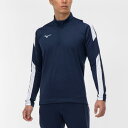 ミズノ ストレッチニットシャツ(ユニセックス) ドレスネイビー Mizuno P2MC258014