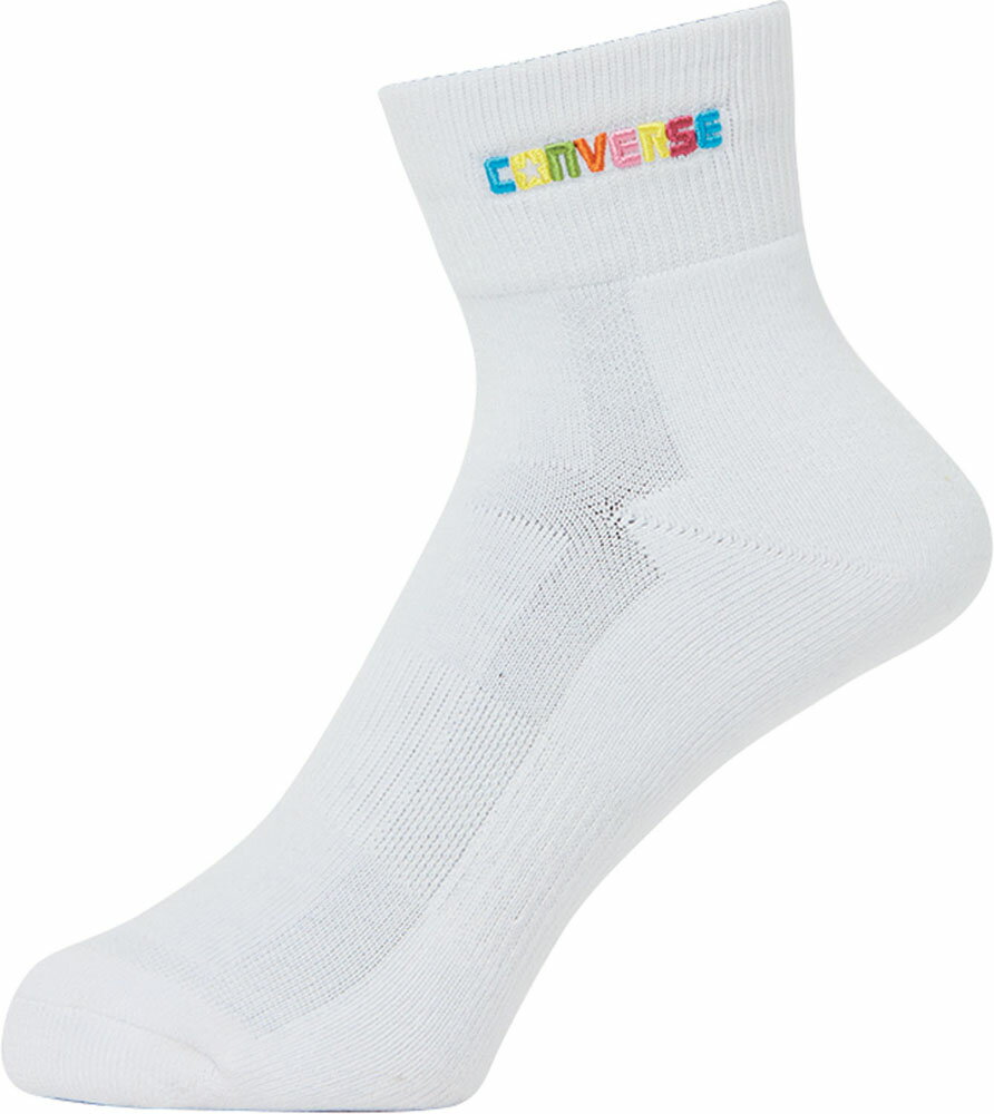 【送料無料】コンバース ニューアンクルソックス ホワイト CONVERSE CB131053 1100