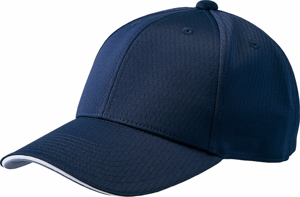 【送料無料】ゼット 帽子 ベースボールキャップ 六方丸型 ネイビー ZETT BH142 2900