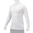 ミズノ ローネック/長袖(野球/抗菌防臭/防汚)(ユニセックス) ホワイト Mizuno 12JAAP1001(4)
