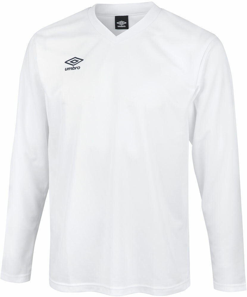 アンブロ サッカー 長袖ゲームシャツ ホワイト UMBRO UAS6307L WHT