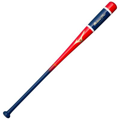 ミズノ ミズノプロ ノック 2023勝色コレクションモデル(木製／88cm／平均570g) レッド×ネイビー Mizuno 1CJWK173886214