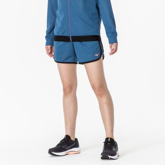【送料無料】ミズノ 汗処理／通気 ドライエアロフローショートパンツ［ウィメンズ］ ブルーアッシュ Mizuno 32MDA31217
