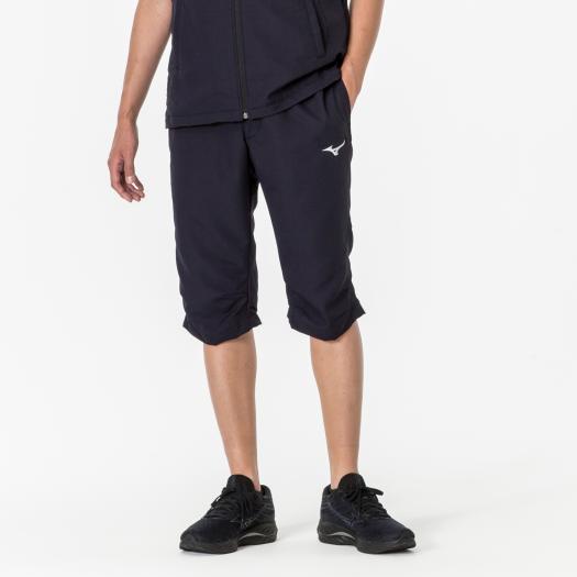 【送料無料】ミズノ トレーニングクロス6分丈パンツ（ユニセックス） ディープネイビー Mizuno 32JDA13111