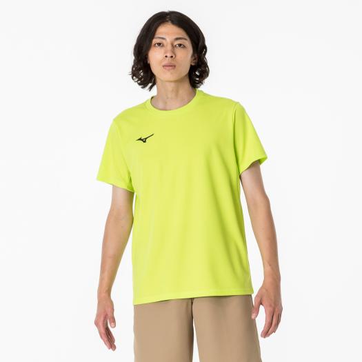ミズノ Tシャツ(ユニセックス) ライムグリーン Mizuno 32MAA15637