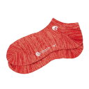 【送料290円】ミズノ ドライベクターアンクルソックス(ユニセックス) レッド Mizuno B2JXA00262