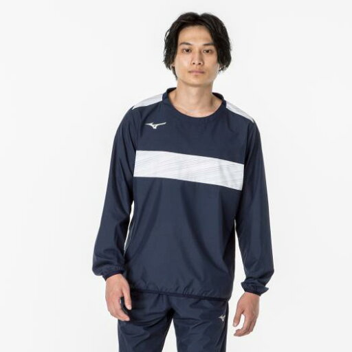 ミズノ ピステシャツ(ユニセックス) ドレスネイビー Mizuno P2MEA30014 ミズノ ピステシャツ(ユニセックス) ドレスネイビー Mizuno P2MEA30014