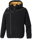 デサント フリースジャケット ブラック×Sゴールド DESCENTE DBX2660C BKSG