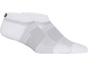 アシックス 通気/ドライアンクル ブリリアントホワイト asics 3033B700 100(4)