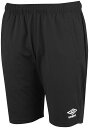 アンブロ サッカー ウォームアップハーフパンツ ブラック UMBRO UAS2351P BLK