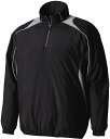 【送料無料】デサント プルオーバーコート ブラック DESCENTE STD425B BLK