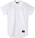 【送料290円】デサント フルオープンシャツ(立衿) Sホワイト DESCENTE STD51TB SWHT