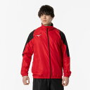 ミズノ 発熱素材 ブレスサーモウォーマージャケット(ユニセックス) チャイニーズレッド×ブラック Mizuno 32MEA65562(4)