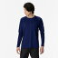 ミズノ 発熱素材 ブレスサーモシャツ(クルーネック)（メンズ） ブルーデプス Mizuno 32MAA54313