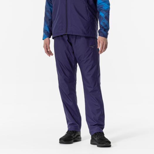 【在庫処分】ミズノ 発熱素材 ブレスサーモウォーマーパンツ（メンズ） ブルーデプス Mizuno 32MFA54113