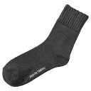 ミズノ 発熱素材 ブレスサーモゆるぬく裏起毛ソックス(メンズ) チャコール杢 Mizuno C2JXA60308