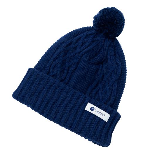 ミズノ 発熱素材 ブレスサーモ ニットキャップ［ウィメンズ］ ネイビー Mizuno B2JWA70114