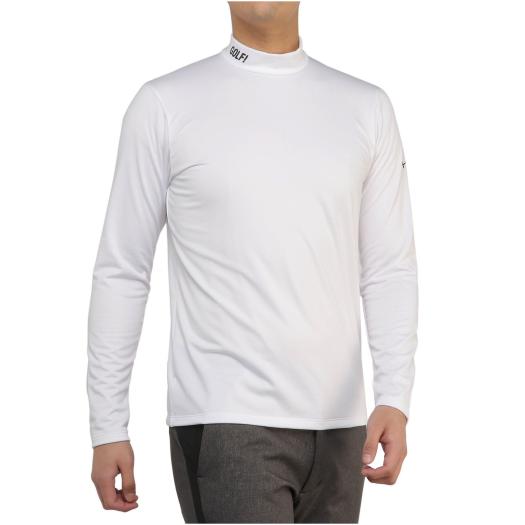 【在庫処分】ミズノ モックネックシャツ（メンズ） ホワイト Mizuno E2MAA50201