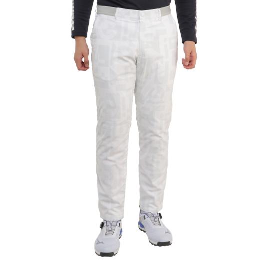 【送料無料】ミズノ 発熱素材 ブレスサーモテックライニングパンツ（メンズ） ホワイト×グレー Mizuno E2MFA50277
