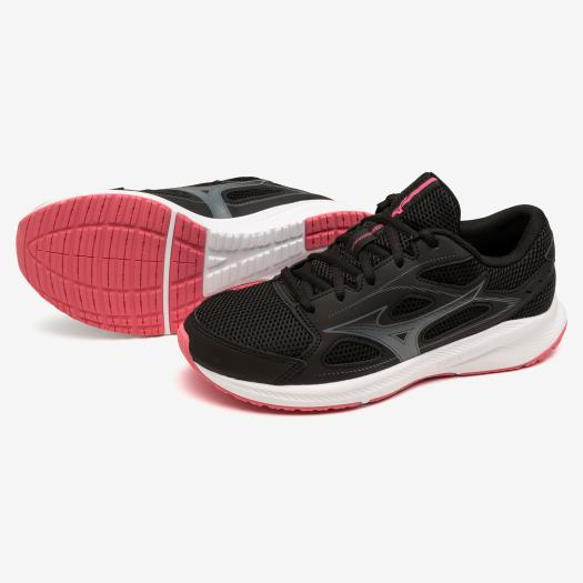 ミズノ マキシマイザー26(ランニング)［ウィメンズ］ ブラック×チャコールグレー×ピンク Mizuno K1GA240121(4)