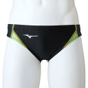 ミズノ 競泳用Vパンツ(メンズ) ブラック×チャコール Mizuno N2MB102598