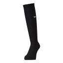 【送料無料】ミズノ バレー2足組ソックス(ロング)(ユニセックス) ブラック×ホワイト Mizuno V2MXA00190