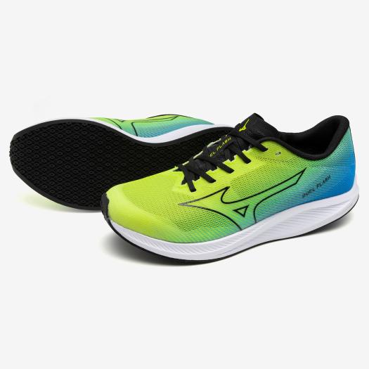 【送料無料】ミズノ デュエルフラッシュ(陸上競技)（メンズ） イエロー×ブラック×ブルー Mizuno U1GD236001