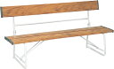 【送料無料】ダンノ STベンチ(背付1800)(木目調) DANNO D1436MM