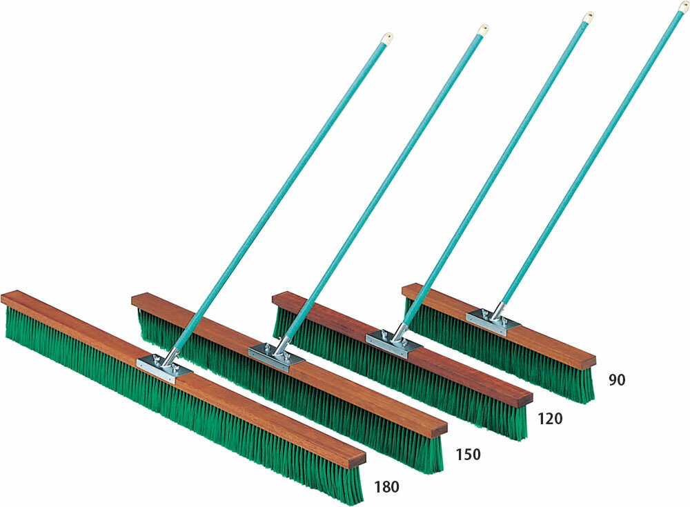 V字植毛プラス段違いカットがブラシの暴れを抑えます。ハケが点と面で接地するので効率よくブラシがけをして頂けます。[商品詳細]●素材：台部／木製、ブラシ部／PVC、柄部／スチールパイプ（ビニールコーティング）●重量：6．1kg●仕様：実用新案出願、組立式、Vカット。ハンドルにより、ブラシの暴れを解消し、操作性が向上します。●原産国：日本[その他]各種伝票（見積書・納品書・請求書・領収書）は、オプションにてご指示下さい。[納期について]発送までの目安：5～20営業日（土日祝日を除く）※メーカー欠品時、および、受注生産対応時は、上記日数より納期が掛かる場合がございます。予めご了承下さい。※ご注文後、納期確認しご連絡致します。※ご希望の期日までに間に合わない場合、キャンセルも承っております。学校 体育 淡野