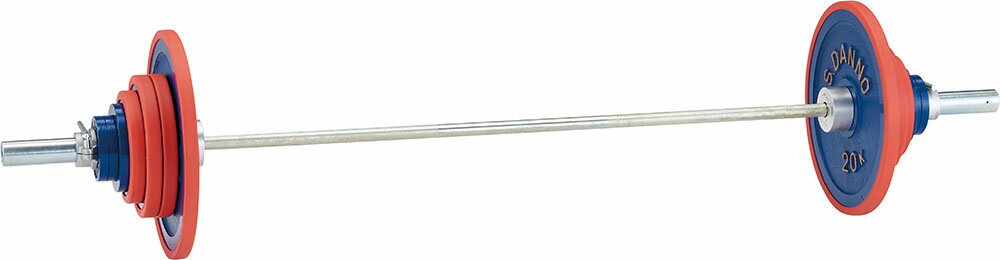 【送料無料】ダンノ 正式バーベル(ベアリング回転式)140kgセット DANNO D653