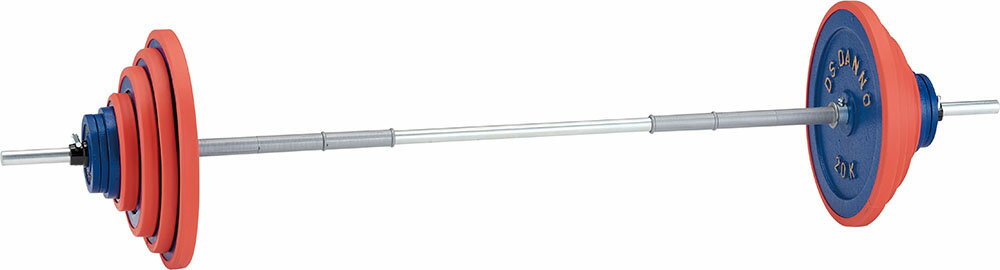 【送料無料】ダンノ C型バーベル 60kgセット DANNO D763