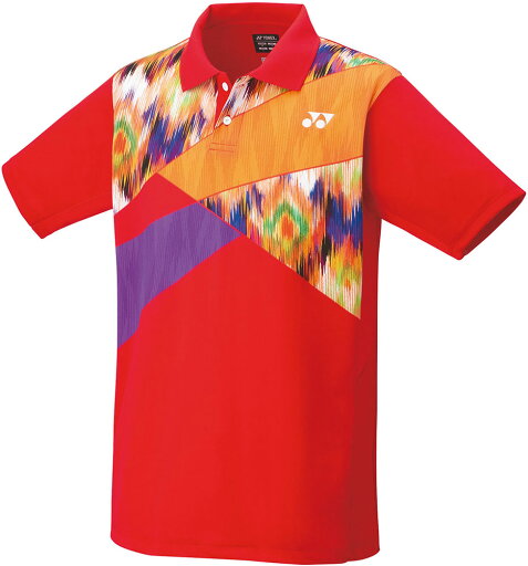 ヨネックス ユニゲームシャツ サンセットレッド Yonex 10542 496 ヨネックス ユニゲームシャツ サンセットレッド Yonex 10542 496
