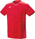【送料290円】ヨネックス メンズゲームシャツ(フィットスタイル) シャインレッド Yonex 10523 716