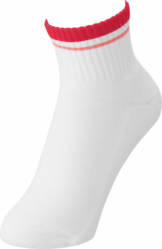 【送料無料】ヨネックス アンクルソックス サンセットレッド Yonex 29197 496