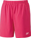 ヨネックス ニットハーフパンツ ブライトピンク Yonex 25068 122